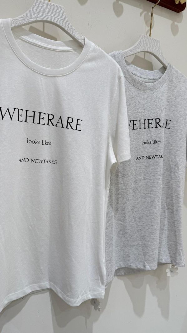 【WEHER精棉短袖棉T】 