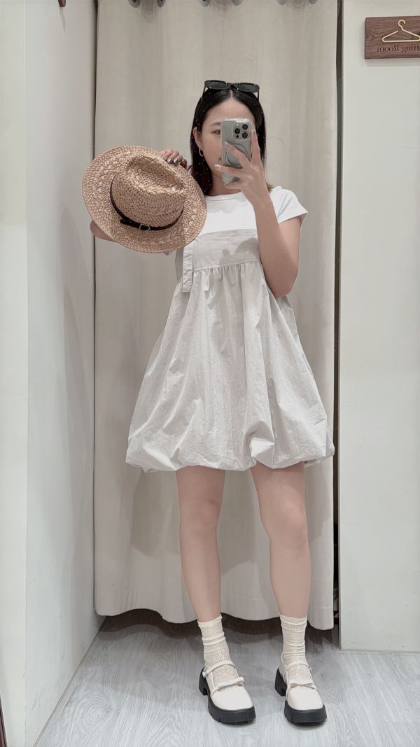 25春夏【日式澎澎氣球短洋裝】 