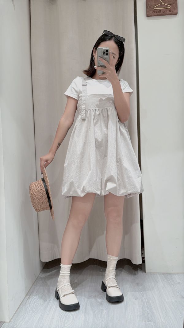 25春夏【日式澎澎氣球短洋裝】 