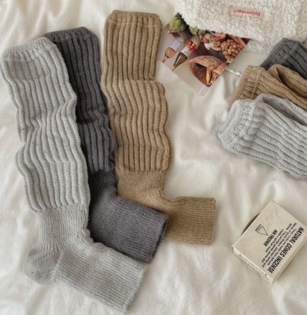 超好搭配泡泡襪套 