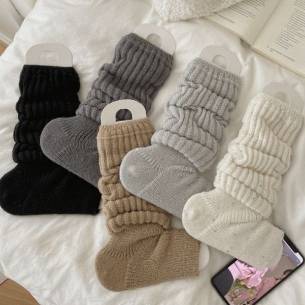 超好搭配泡泡襪套 