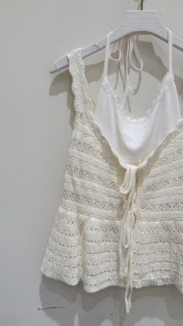 【鉤花背心兩件組】 