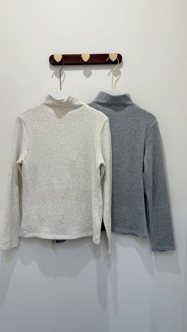 小半領加絨內搭 