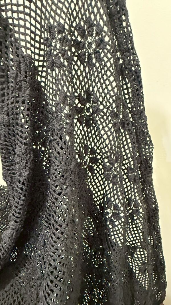 泡泡蕾絲彈力長裙 