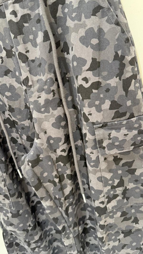 【花花迷彩工裝褲】 