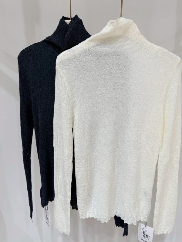 羊毛樹枝紋高領內搭 