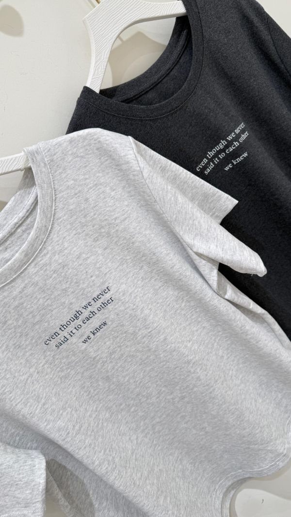 【小英文字短袖棉T】 