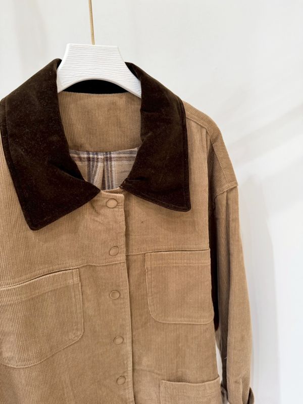 美拉德色系燈心絨外套 