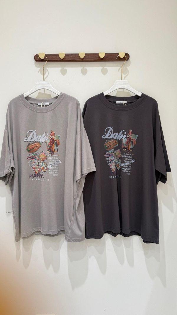 【美式熱狗美食大棉T】 