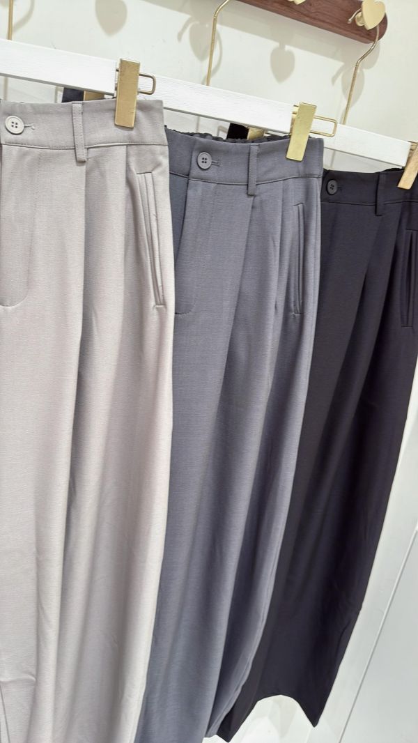 【個性西裝落地寬褲】 