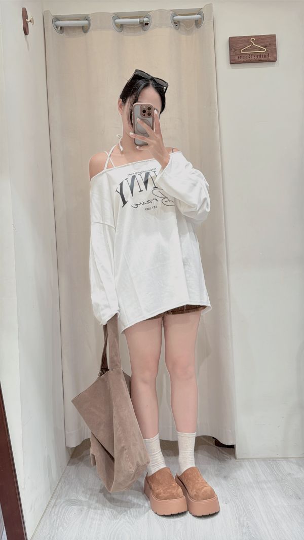 【綁帶款男友風上衣】 