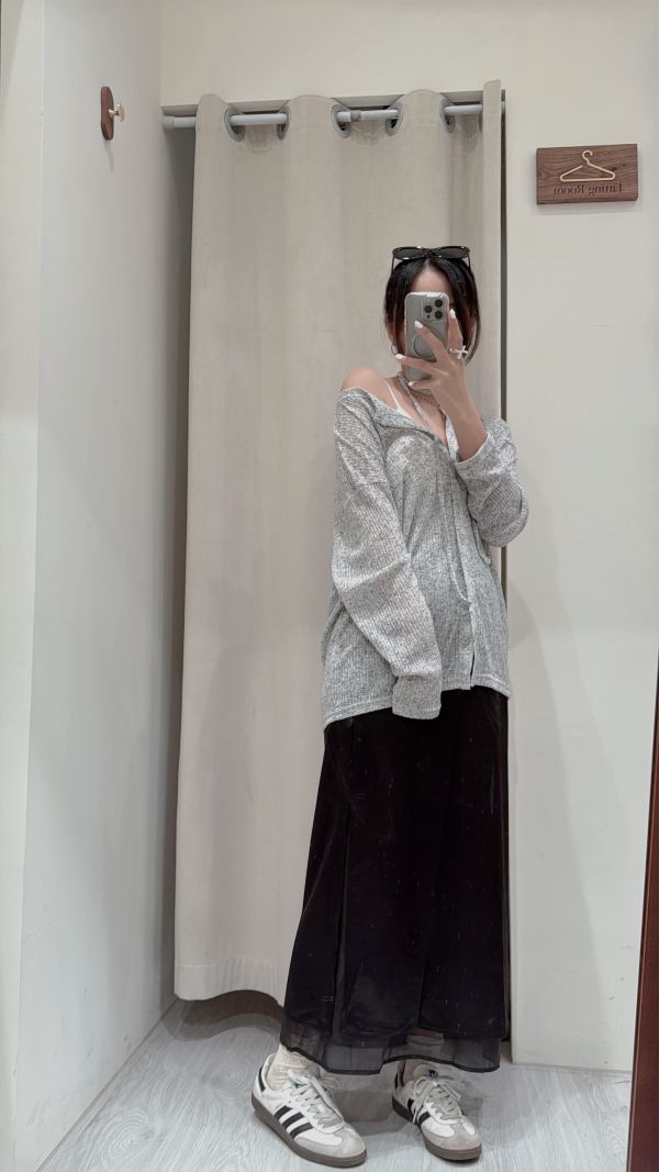 【巴黎鬆弛感針織罩衫】 