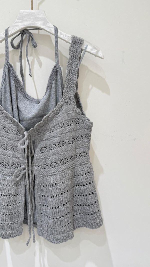 【鉤花背心兩件組】 