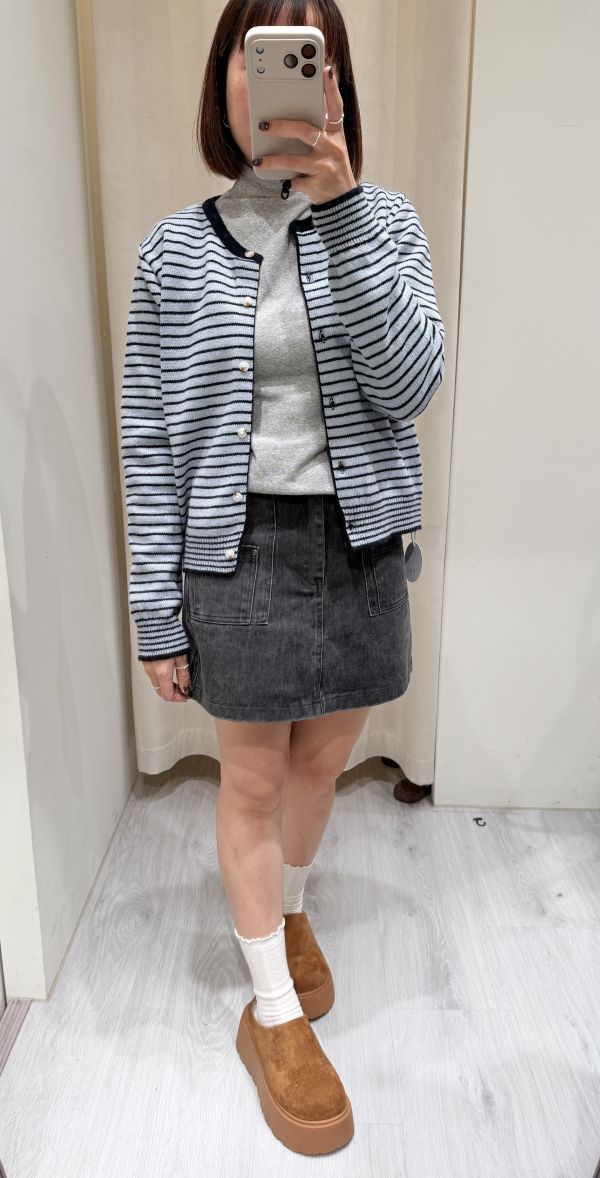 小半領加絨內搭 