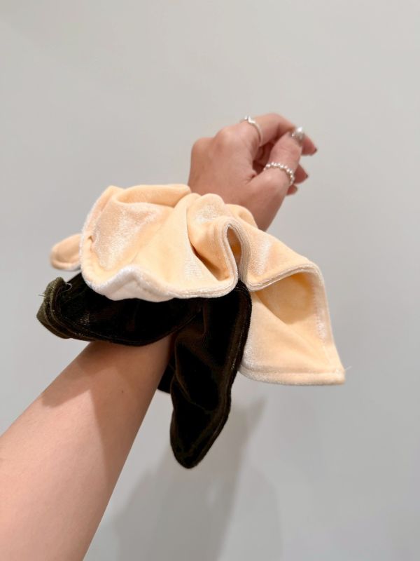 鑽石絨方巾大腸圈 