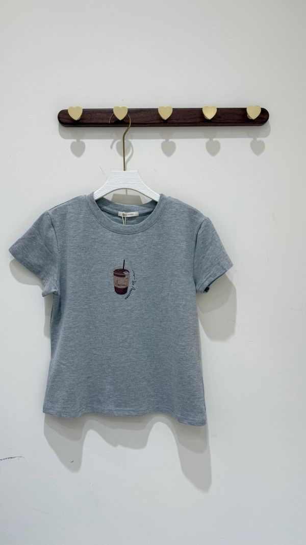 【Coffee短袖棉T】 