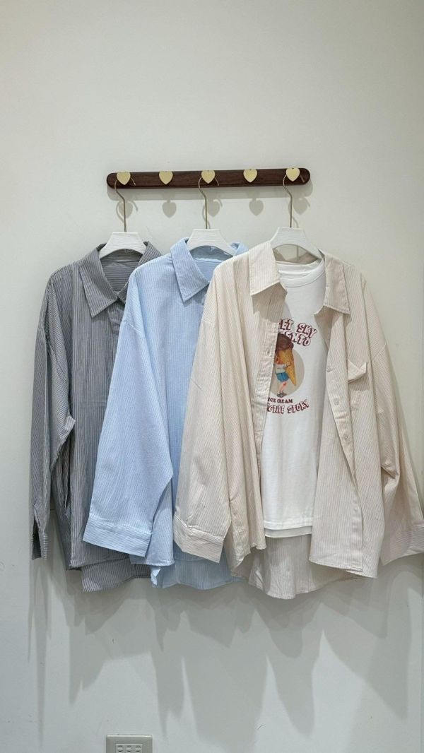 【夏日條紋襯衫】 