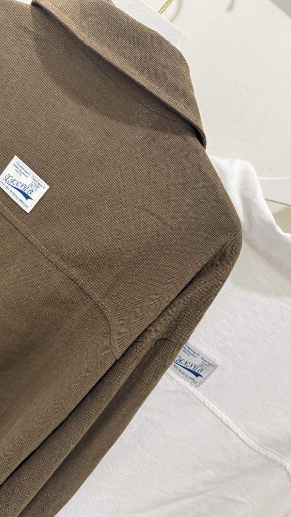 後布標細格襯衫 