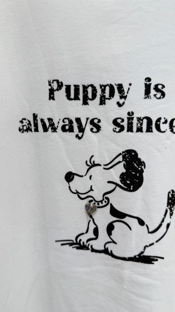 【小銀飾狗狗棉T】 