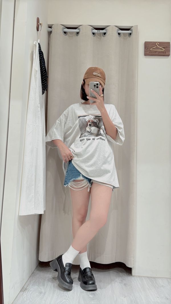 貴婦老娘要休息長版棉T 