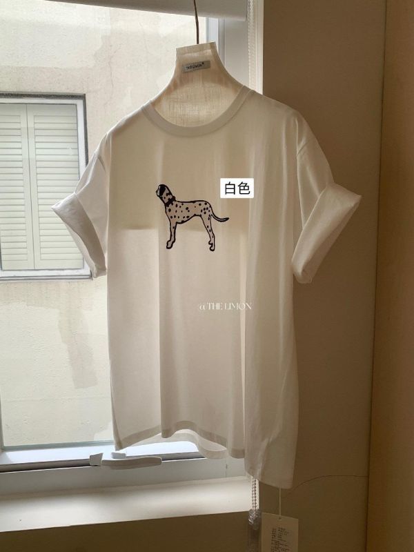 【斑點狗短袖棉T】 