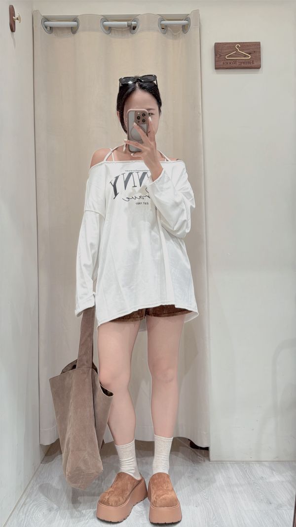 【綁帶款男友風上衣】 