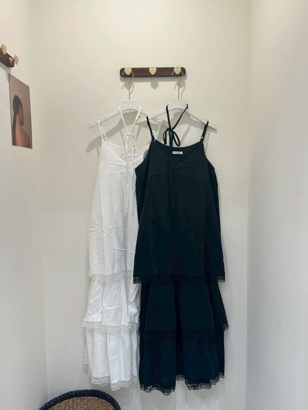 【lace絨感蛋糕洋裝】 