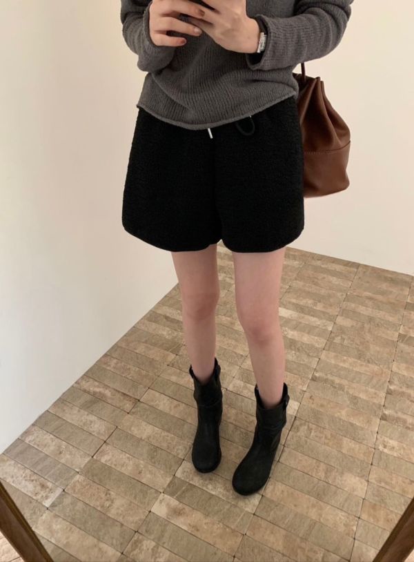 AW【泰迪熊羊羔毛短褲】 