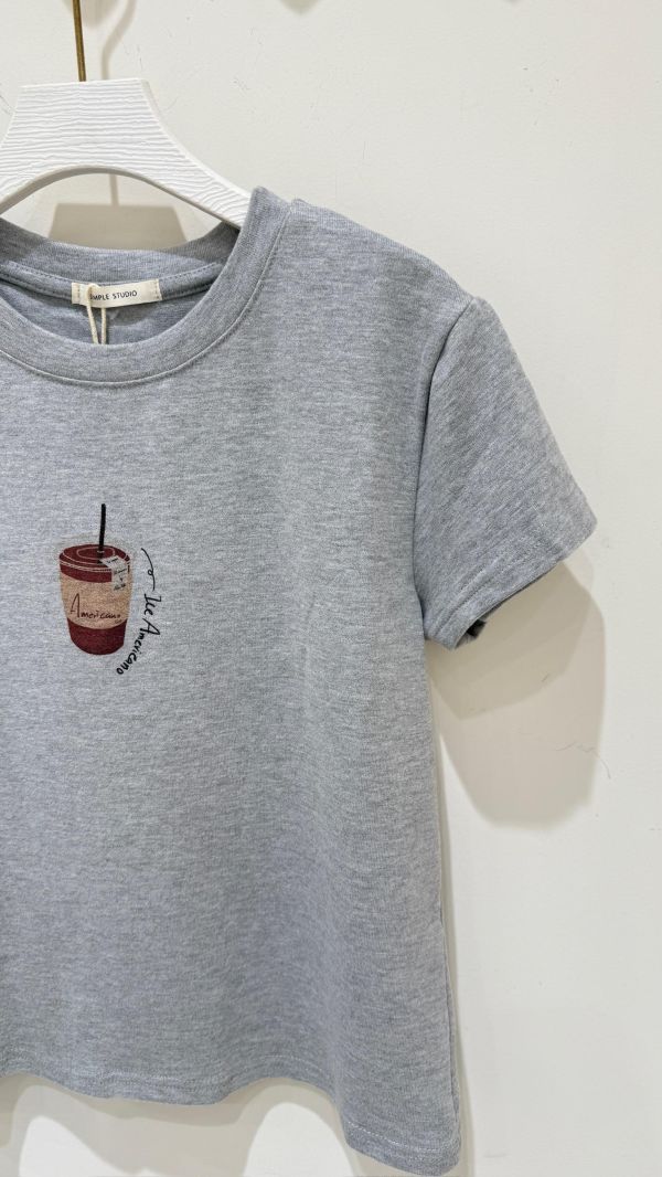 【Coffee短袖棉T】 