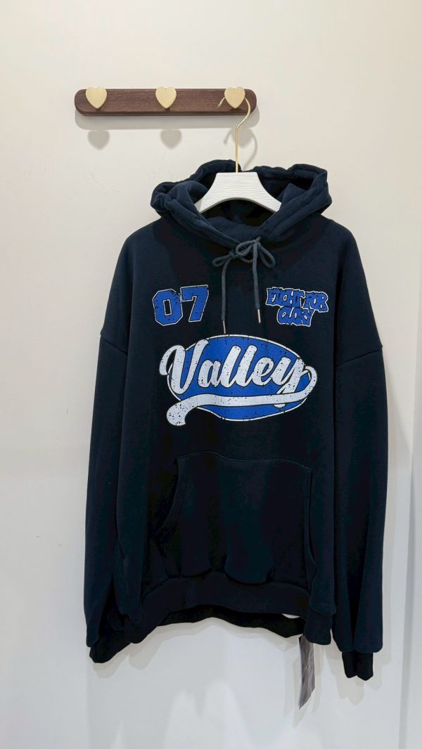 美式街頭刷毛帽T 