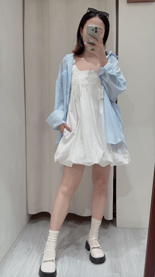 25春夏【日式澎澎氣球短洋裝】 