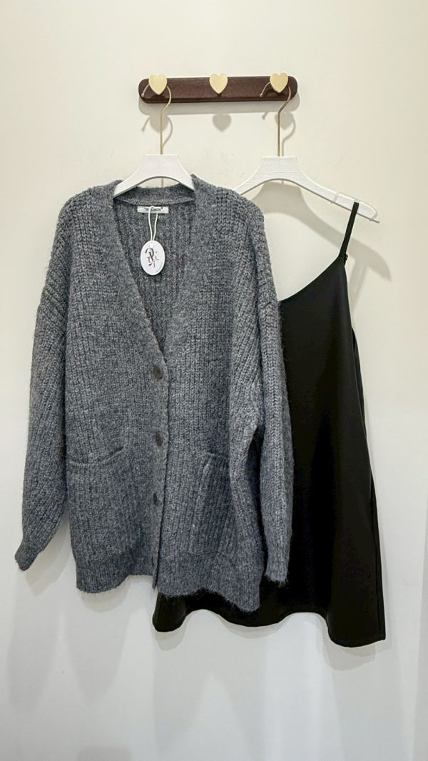 皮革吊帶短洋裝 