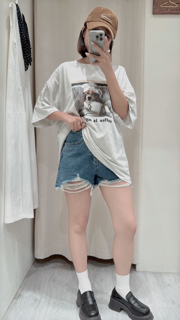 貴婦老娘要休息長版棉T 