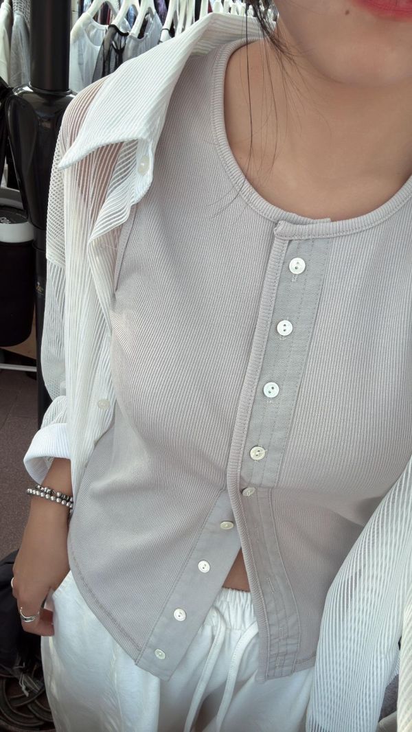 【必買排釦式背心】 