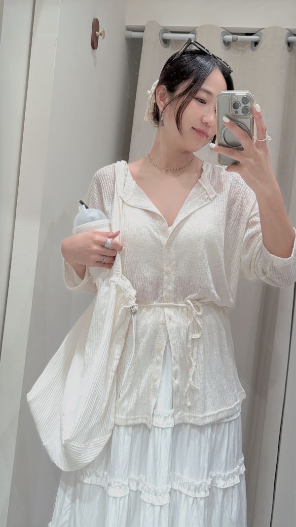 【巴黎鬆弛感針織罩衫】 