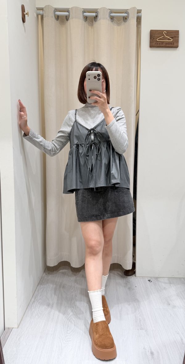 小半領加絨內搭 