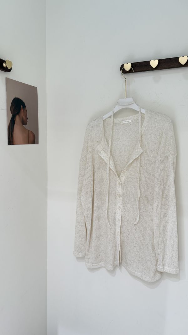 【巴黎鬆弛感針織罩衫】 