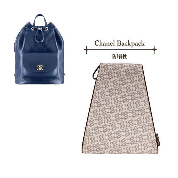 Chanel Backpack-收納專用防塌枕 包包變形,包撐,內膽包,包枕,防止發霉,愛馬仕防塌枕,Hermes,Chanel,精品包防塌枕,包包支撐, 包侍時尚, chanel 後揹包, chanel 後背包, 名牌包