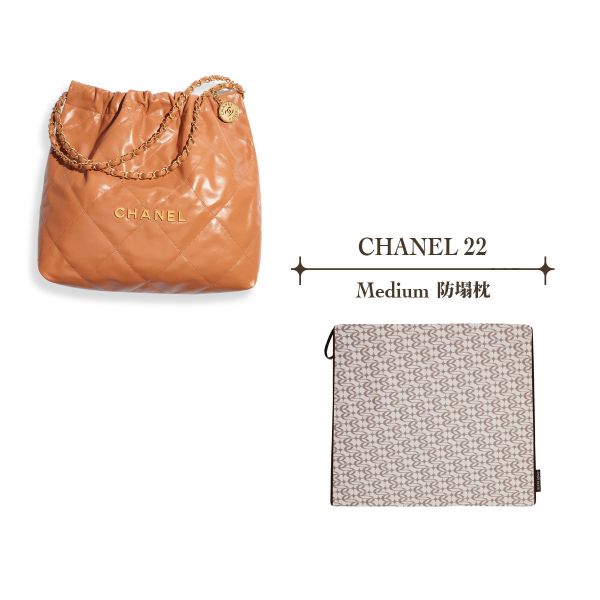 Chanel 22 Medium（中款）- 收納專用防塌枕 名牌包變形,包包變形,包撐,內膽包,包枕,防止發霉,愛馬仕防塌枕,Hermes,Chanel 22,精品包防塌枕,包包支撐, 包侍時尚, CF, Classic Flap,名牌包
