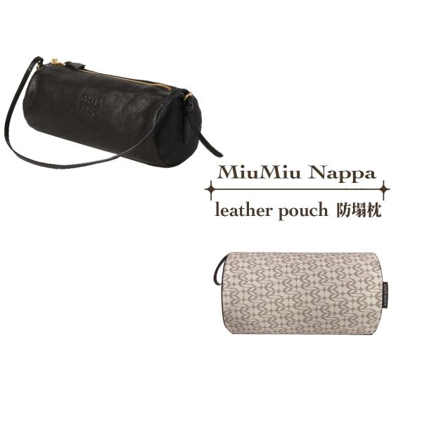 Miu Miu Nappa Leather Pouch -收納專用防塌枕 包包變形軟塌,包撐,內膽包,包枕,防止發霉,愛馬仕防塌枕,Hermes,Chanel,精品包防塌枕,包包支撐, 包侍時尚,lady dior, LADY DIOR, Miumiu名牌包