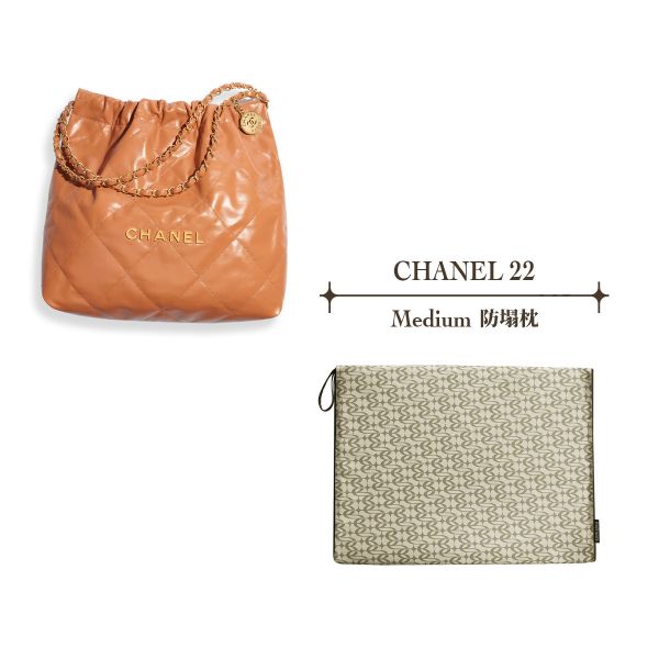 Chanel 22 Medium（中號）- 收納專用防塌枕 名牌包變形,包包變形,包撐,內膽包,包枕,防止發霉,愛馬仕防塌枕,Hermes,Chanel 22,精品包防塌枕,包包支撐, 包侍時尚, CF, Classic Flap,名牌包