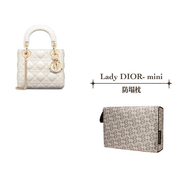 Lady Dior Mini -（迷你）-收納專用防塌枕 包包變形,包撐,內膽包,包枕,防止發霉,愛馬仕防塌枕,Hermes,Chanel,精品包防塌枕,包包支撐, 包侍時尚,lady dior, LADY DIOR, 名牌包