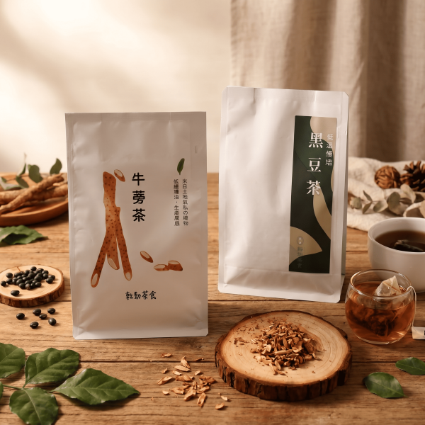 超值免運囤貨組｜原粒黑豆茶/牛蒡茶 (任選4袋)｜無咖啡因、促進代謝｜天天喝只要銅板價 