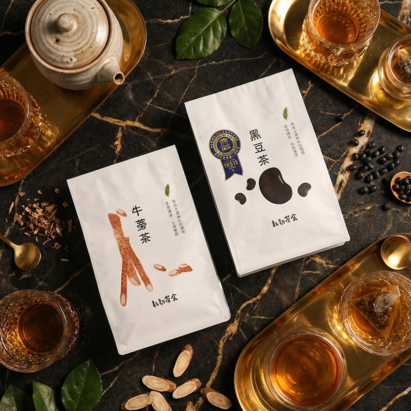 超值免運囤貨組｜原粒黑豆茶/牛蒡茶 (任選4袋)｜無咖啡因、促進代謝｜天天喝只要銅板價 