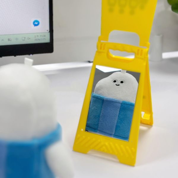 公視購趣味手機支架 (附鏡子) 