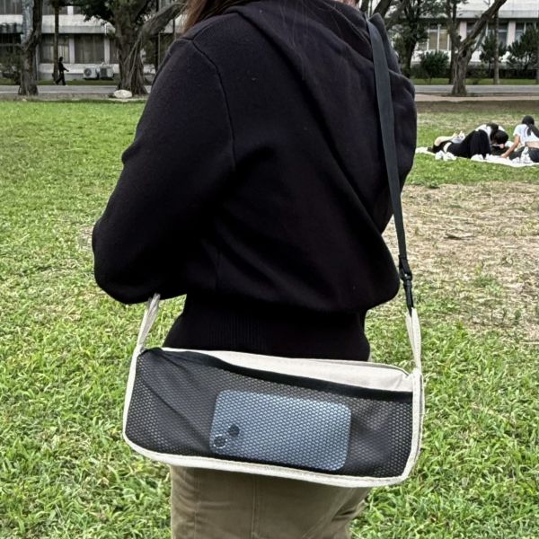 戶外斜揹式收納折疊椅 