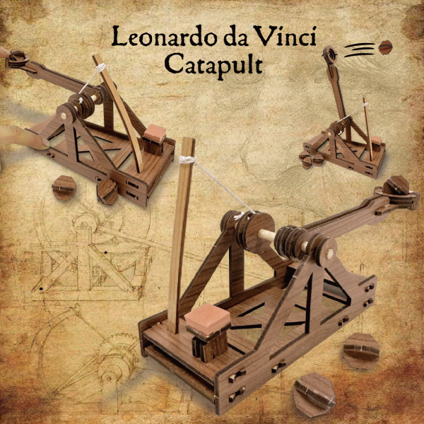 達文西迷你模型套件-拋石器 