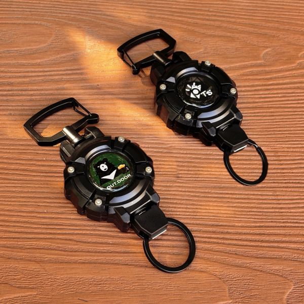 萬用伸縮拉環/證件釦/伸縮釦-台灣黑熊 