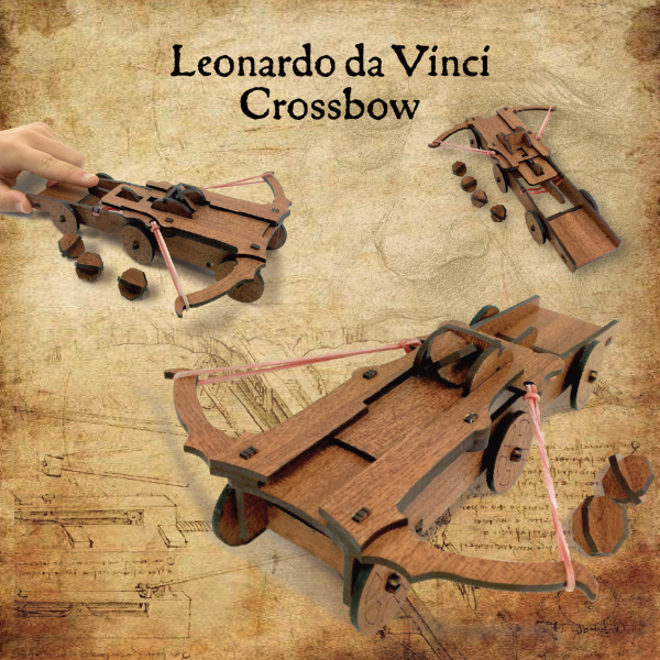 達文西迷你模型套件-十字弓 