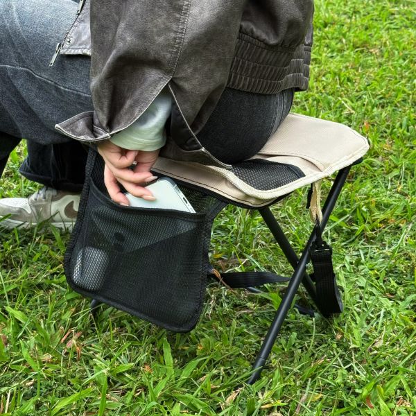 戶外斜揹式收納折疊椅 